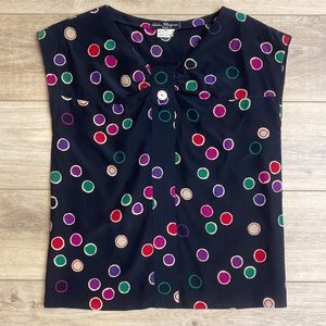 Vintage Salvatore Ferragamo Silk Blouse